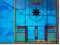 transparante raamfolie, gelamineerd, glas-in-lood, eigen ontwerp, voorkant, WR03, WindowDeco