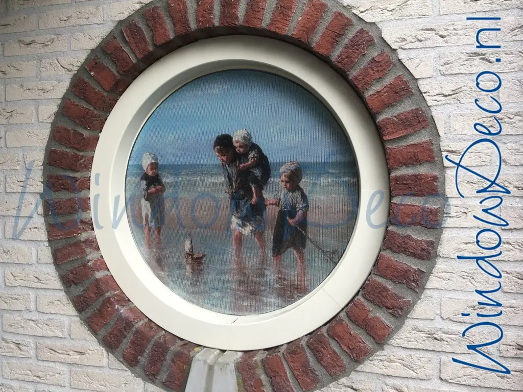 One-way vision raamfolie, gaatjes folie, tegen inkijk, anti-inkijk, privacy, woning, vorm gesneden, WindowDeco