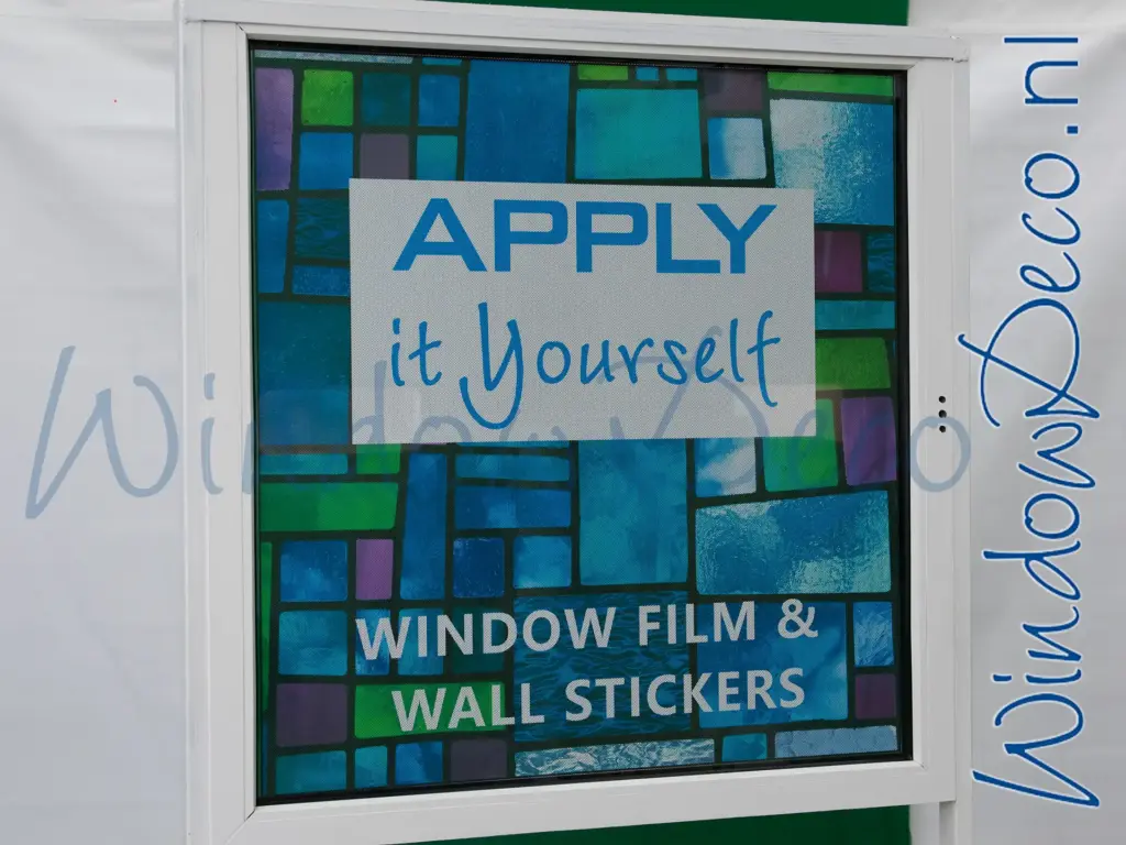 One-way vision raamfolie, gaatjes folie, tegen inkijk, WindowDeco
