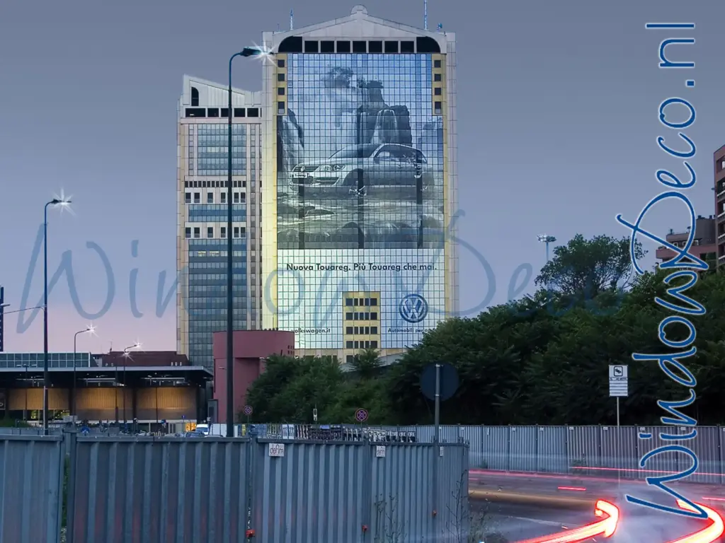 One-way vision raamfolie, voor veel ramen. WindowDeco